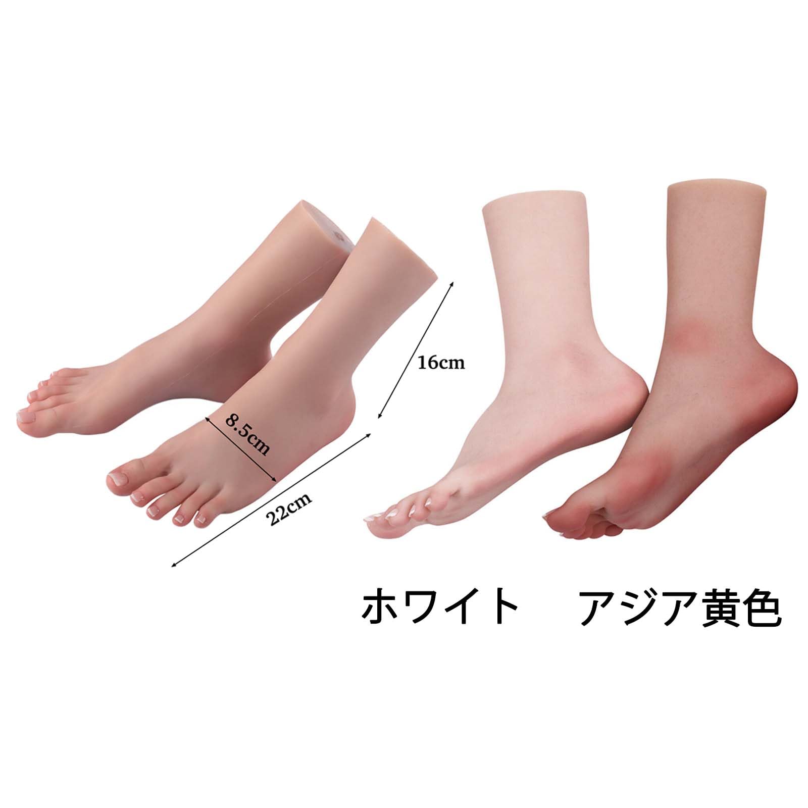 シリコン　足　脚　マネキン　模型 Amazon | 足 シリコン 模型 足模型 リアル足マネキン 女性 両足